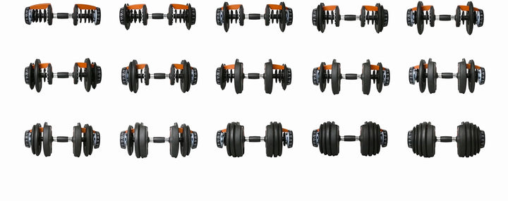 The Flexnest: The Flexibell Adjustable Dumbbells – 2-in-1 Smart Home Gym Weights for Strength Training