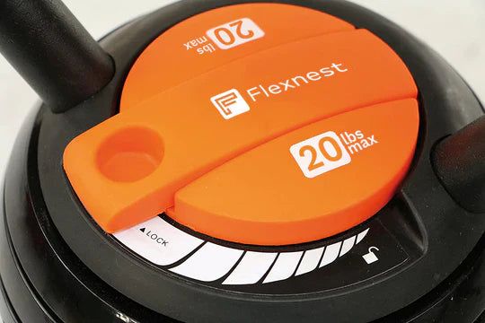 The Flexnest: The Flexikettle Adjustable Kettlebell – Smart & Compact Weights for Home Workouts
