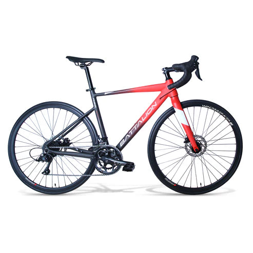 Battalion Bikes: R25 Road Bike – Lightweight Alloy Frame, 18-Speed Shimano Sora Performance Bicycle