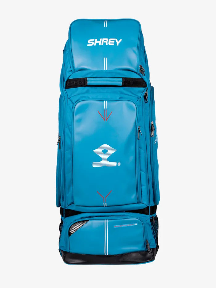 Shrey Sports: Shrey Meta Duffle Wheelie 120 – Premium Cricket Kit Bag with Wheels for Easy Transport