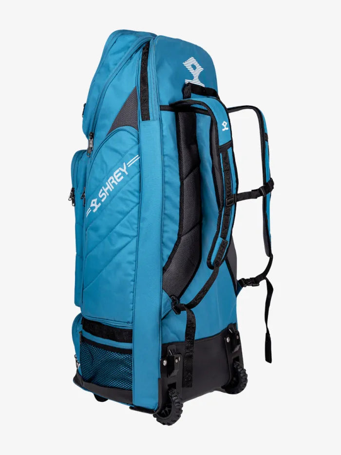 Shrey Sports: Shrey Meta Duffle Wheelie 120 – Premium Cricket Kit Bag with Wheels for Easy Transport
