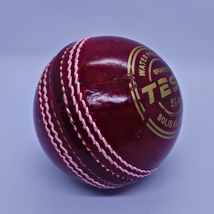 Actifyz Red Leather Cricket Ball - 4-Piece Hand Stitched | League & Test Grade (Box of 6 Balls)