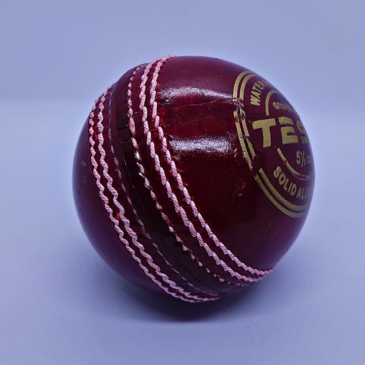 Actifyz Red Leather Cricket Ball - 4-Piece Hand Stitched | League & Test Grade (Box of 6 Balls)