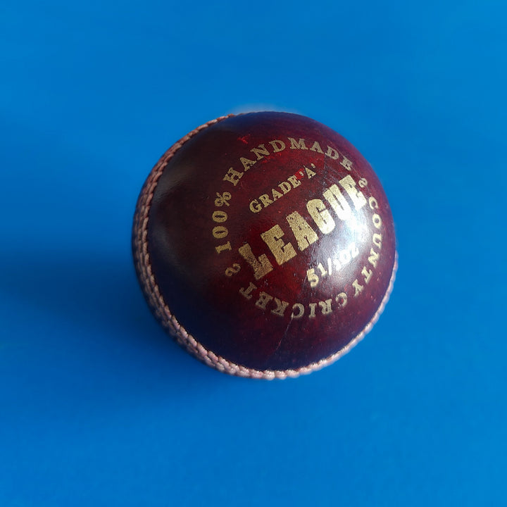 Actifyz Red Leather Cricket Ball – 4-Piece Hand Stitched | Test & League Grade (Box of 6)