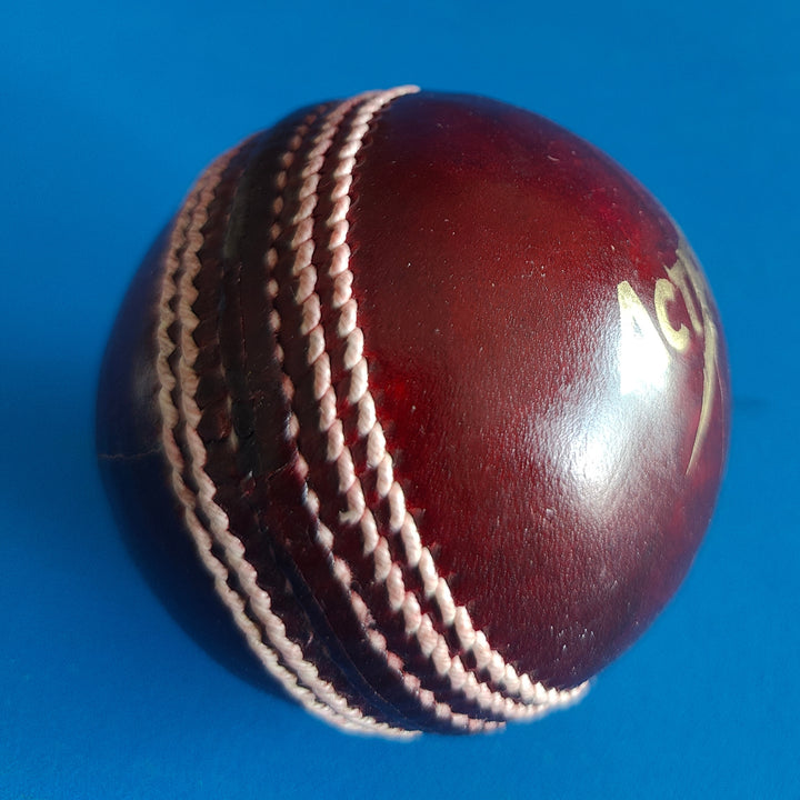 Actifyz Red Leather Cricket Ball – 4-Piece Hand Stitched | Test & League Grade (Box of 6)