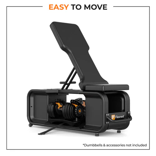 The Flexnest: The Flexbench Pro – Adjustable Home Gym Bench for Strength Training