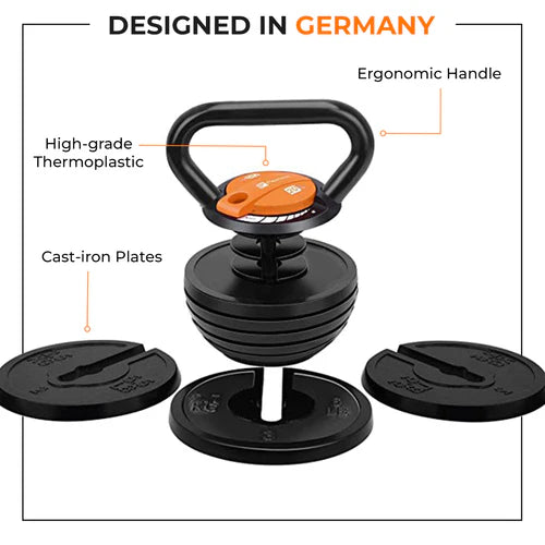 The Flexnest: The Flexikettle Adjustable Kettlebell – Smart & Compact Weights for Home Workouts