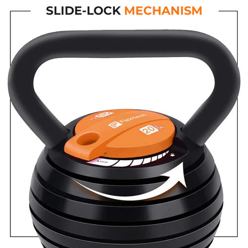 The Flexnest: The Flexikettle Adjustable Kettlebell – Smart & Compact Weights for Home Workouts