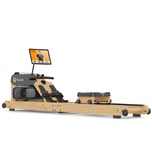 The Flexnest: Flexrower Pro – Smart Rowing Machine with Bluetooth & App Integration for Full-Body Workouts