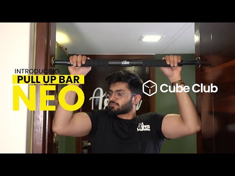 The Cube Club Pull Up Bar Neo Big | Adjustable Doorway Bar (90–115 cm)