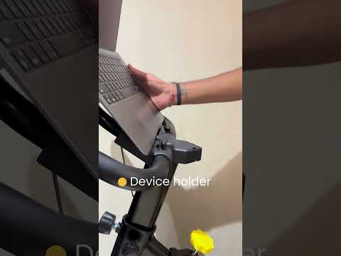 The Cube Club AeroRide S1 Bluetooth Spin Bike – 100-Level Magnetic Resistance, Adjustable Seat & Multi-Metric Display for Home Fitness